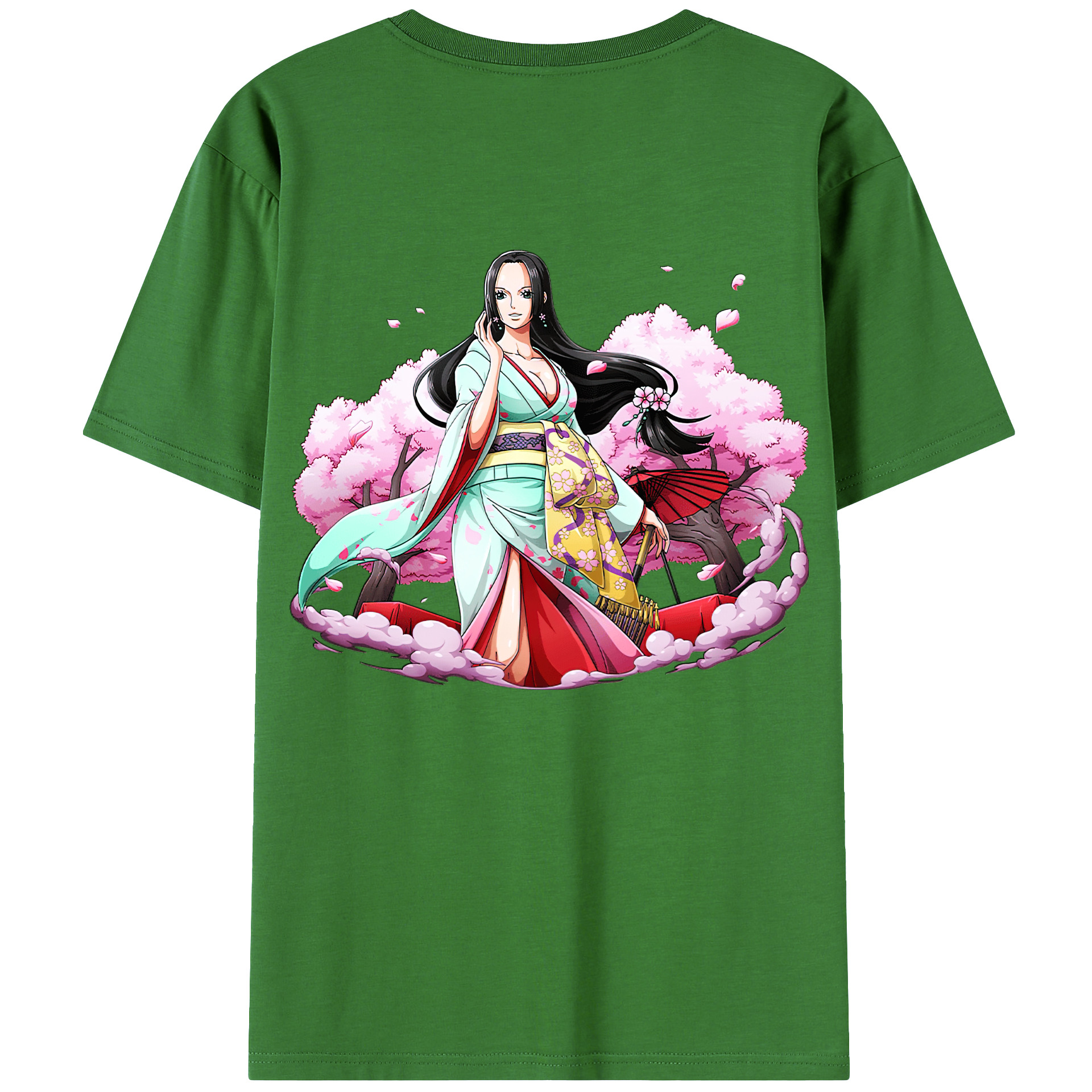 ワンピース ボア・ハンコック ONE PIECE Boa·Hancock レディース半袖Tシャツ(バックプリント)